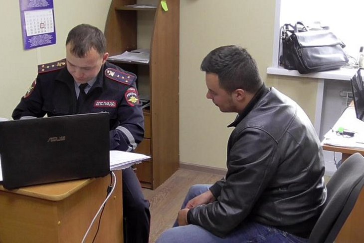 Скриншот видео пресс-службы ГУ МВД России по Иркутской области