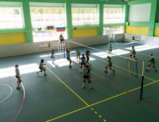 В рамках открытия в комплексе прошёл городской турнир по волейболу среди студенческих команд.