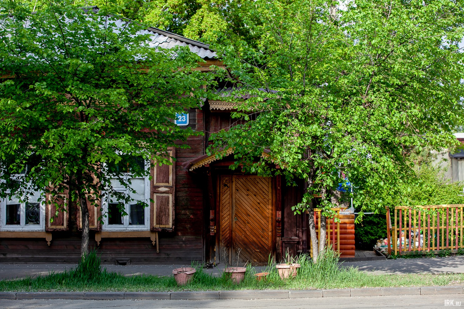 Прохлада иркутского утра.