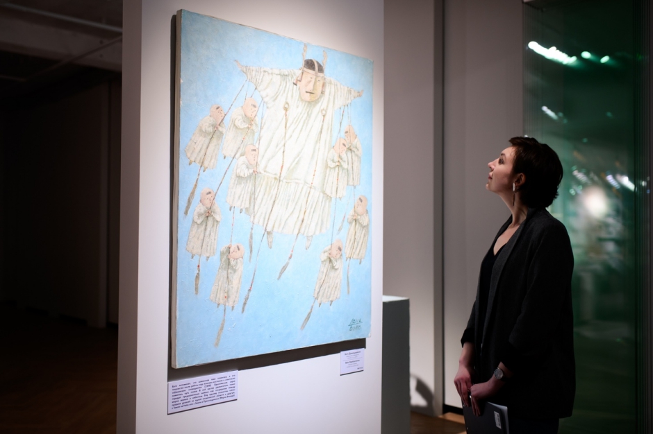 На выставке в Галерее Виктора Бронштейна. Фото с сайта vk.com/vbgallery На выставке в Галерее Виктора Бронштейна. Фото с сайта vk.com/vbgallery