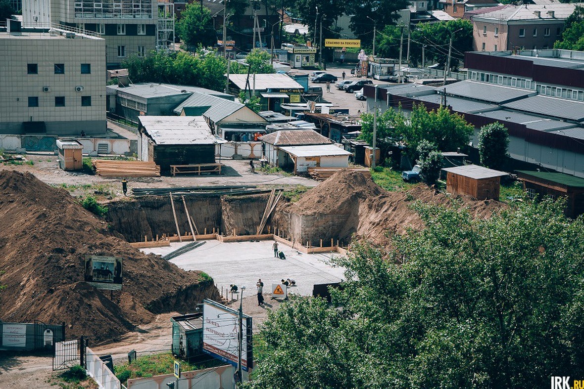 Строительная площадка в 2017 году. Фото Никиты Пяткова