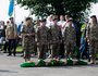 У памятника Василию Маргелову и ветеранам воздушно-десантных войск на бульваре Гагарина состоялся праздничный митинг.