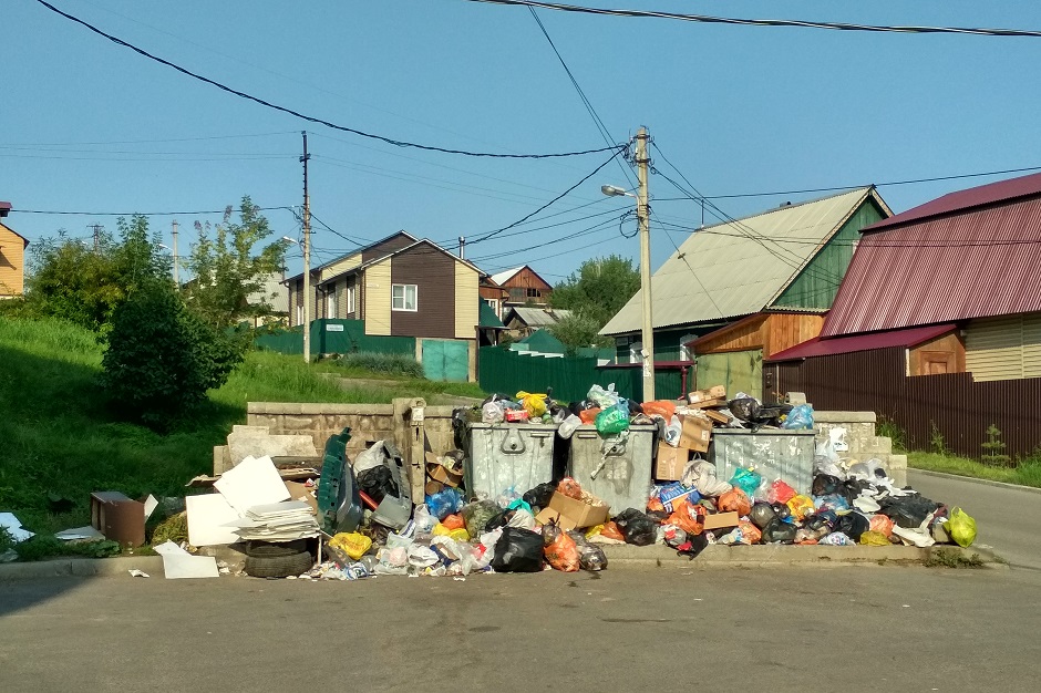 Пересечение улиц Колхозной и 4-ой Железнодорожной. Фото прислала Анна Сидоренко