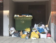 Мусор не убирали со 2 августа! Пискунова 135. Фото прислала Ирина