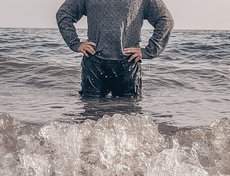 Дмитрий Певцов на съёмках фильма на Байкале. Автор фото — Анатолий Архипенко