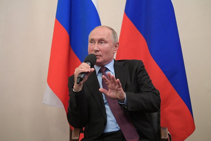 Владимир Путин в Тулуне. Фото kremlin.ru
