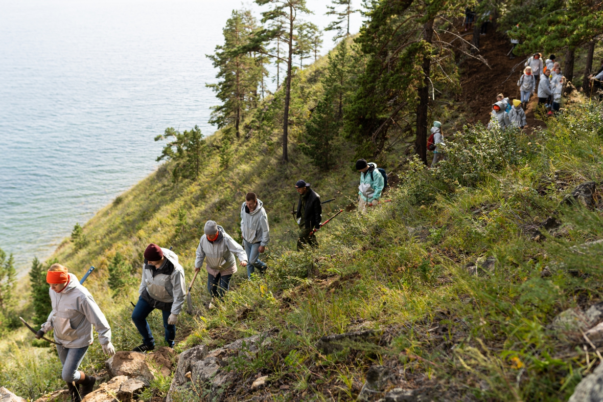 Волонтёры построили 210 метров новой экотропы и реконструировали 330 метров существующей.