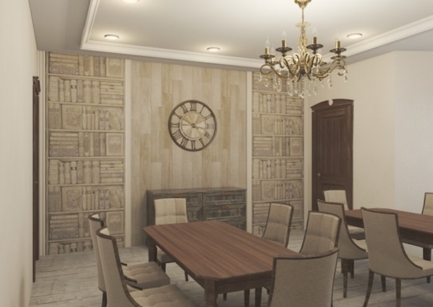 Схема интерьера. Изображения предоставлены кафе