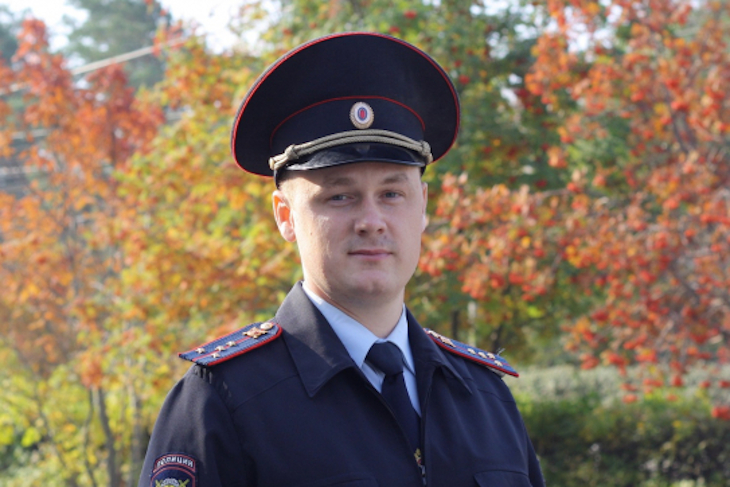 Олег Демидов. Фото пресс-службы ГУ МВД России по Иркутской области