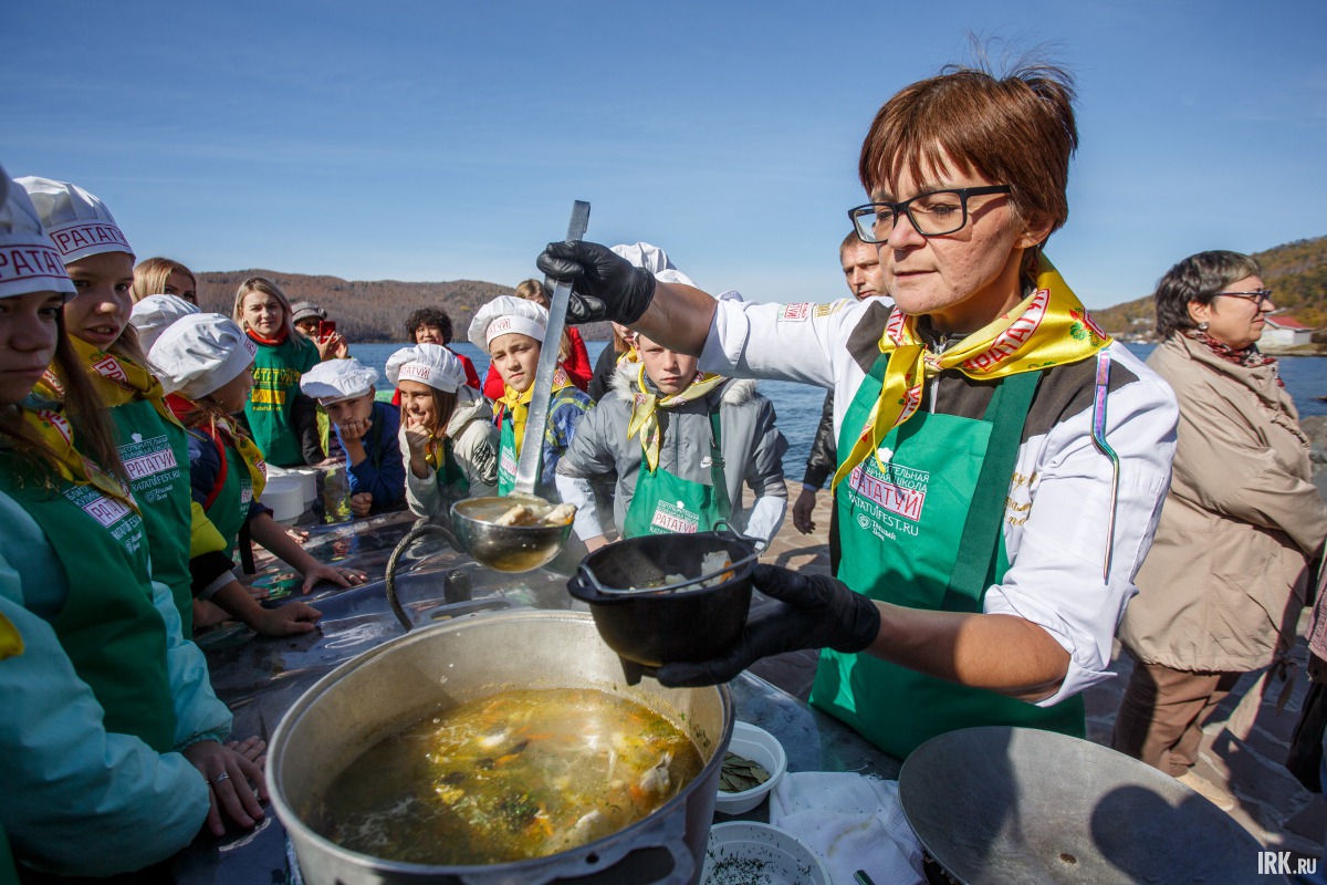На фестивале прошел кулинарный мастер-класс для детей.