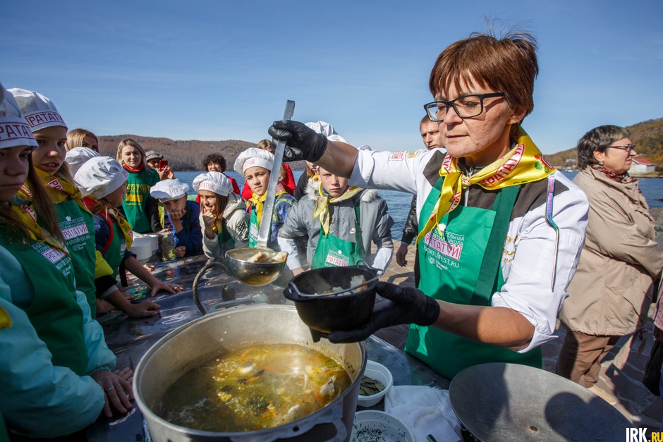 На фестивале прошел кулинарный мастер-класс для детей.