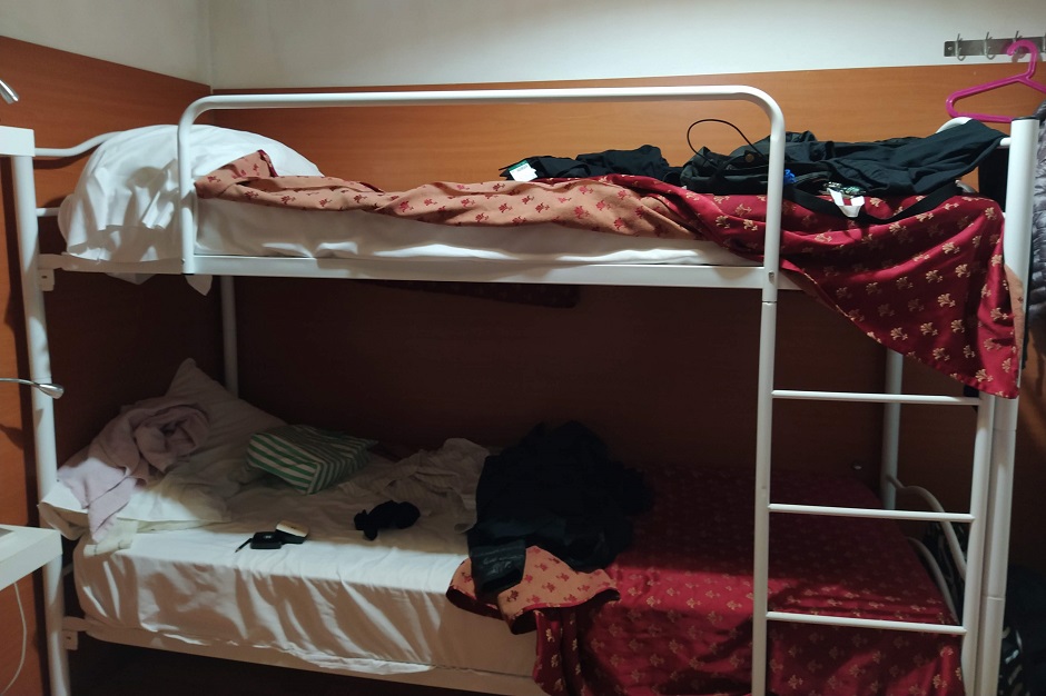 Обычная обстановка для хостела в Риме