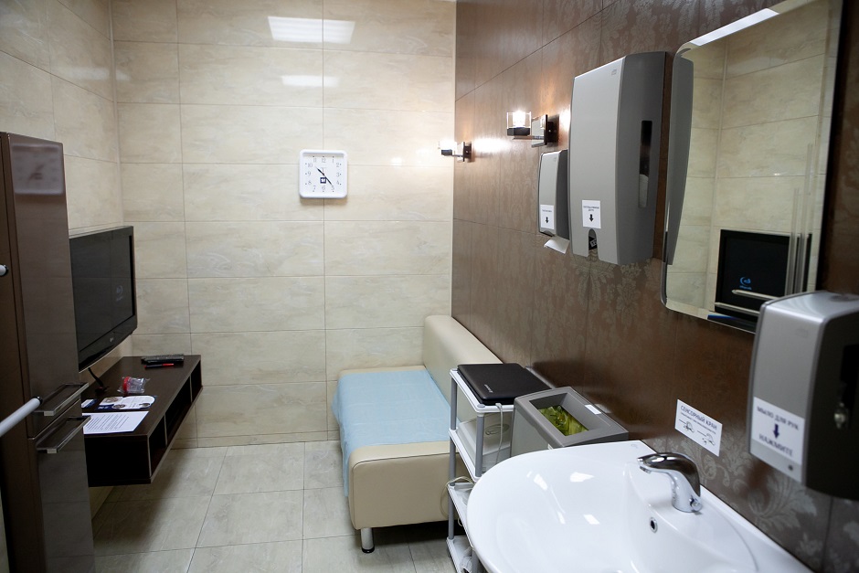 Комната физиоотделения для деликатных процедур