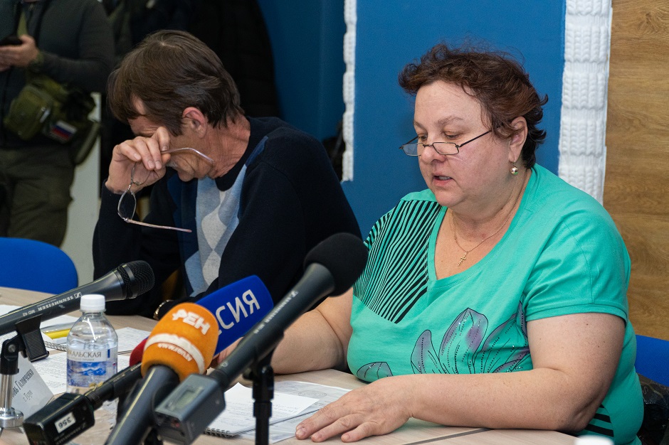 Любовь Головченко, жительница Тулуна и Сергей Щукин