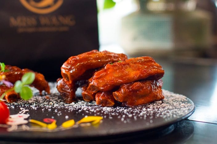 Фирменные медовые свиные ребрышки