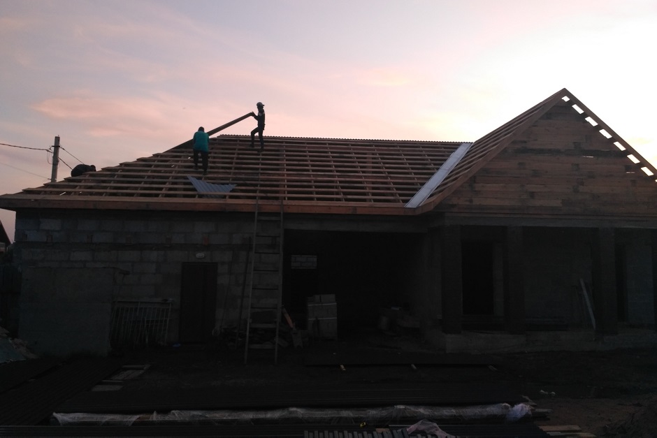 Монтаж кровли