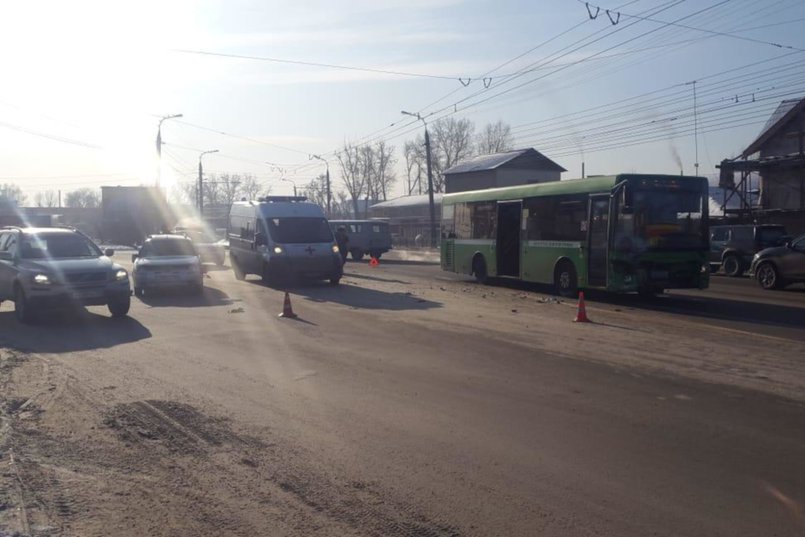 ДТП  в Иркутске на улице Рабочего штаба