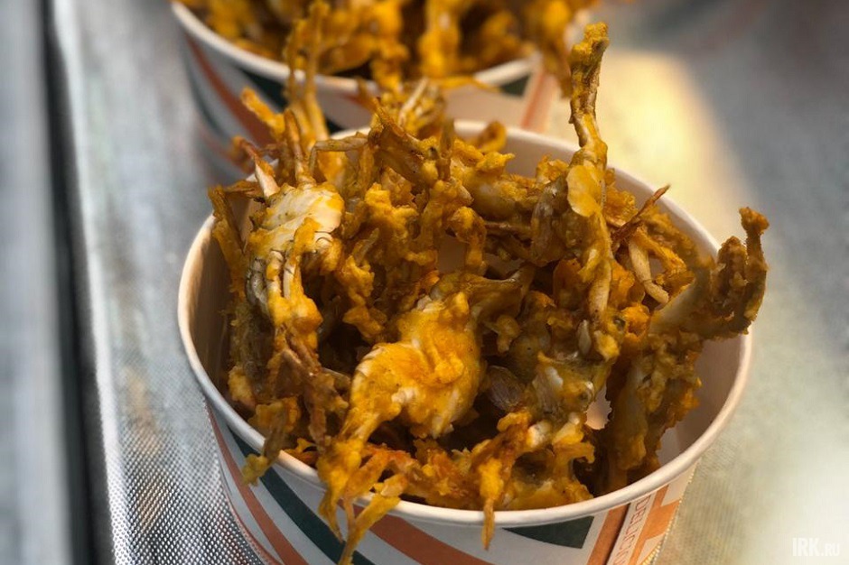 Крабы в кляре