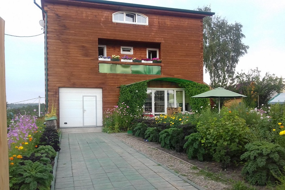 Дорожка из полимерной плитки