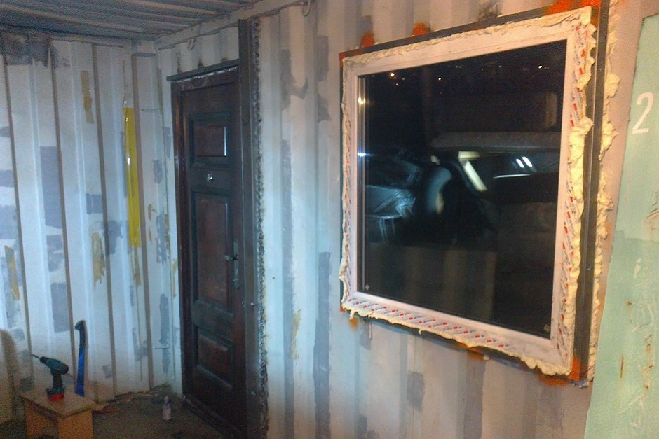 Поупражнялись с домиком-вагончиком