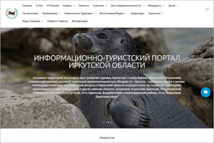 Скриншот страницы