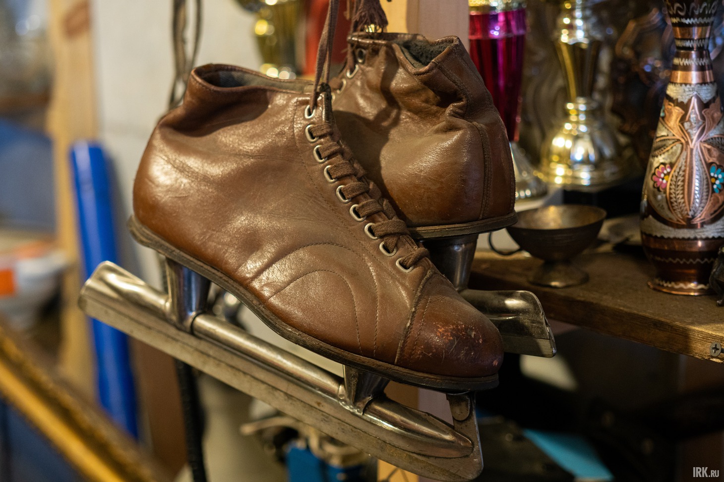 Кожаные коньки 60-х годов