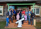 Первый телескоп проекта «Телескопы для всех» в селе Белоусово Качугского района
