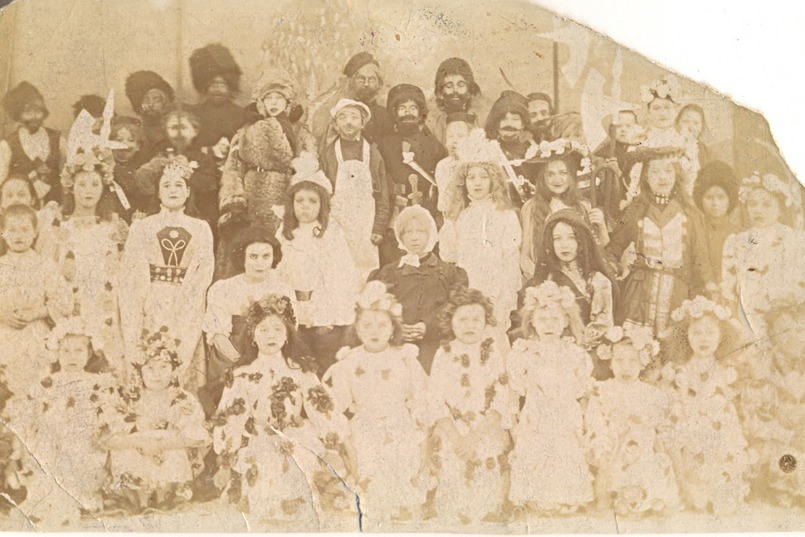 Фотокарточка со спектакля «Снежная королева», 1908 год