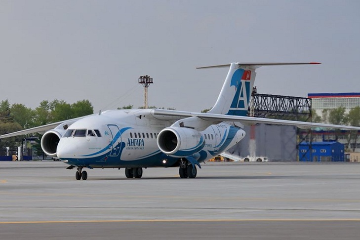 Самолет авиакомпании «Ангара». Фото с сайта facebook.com