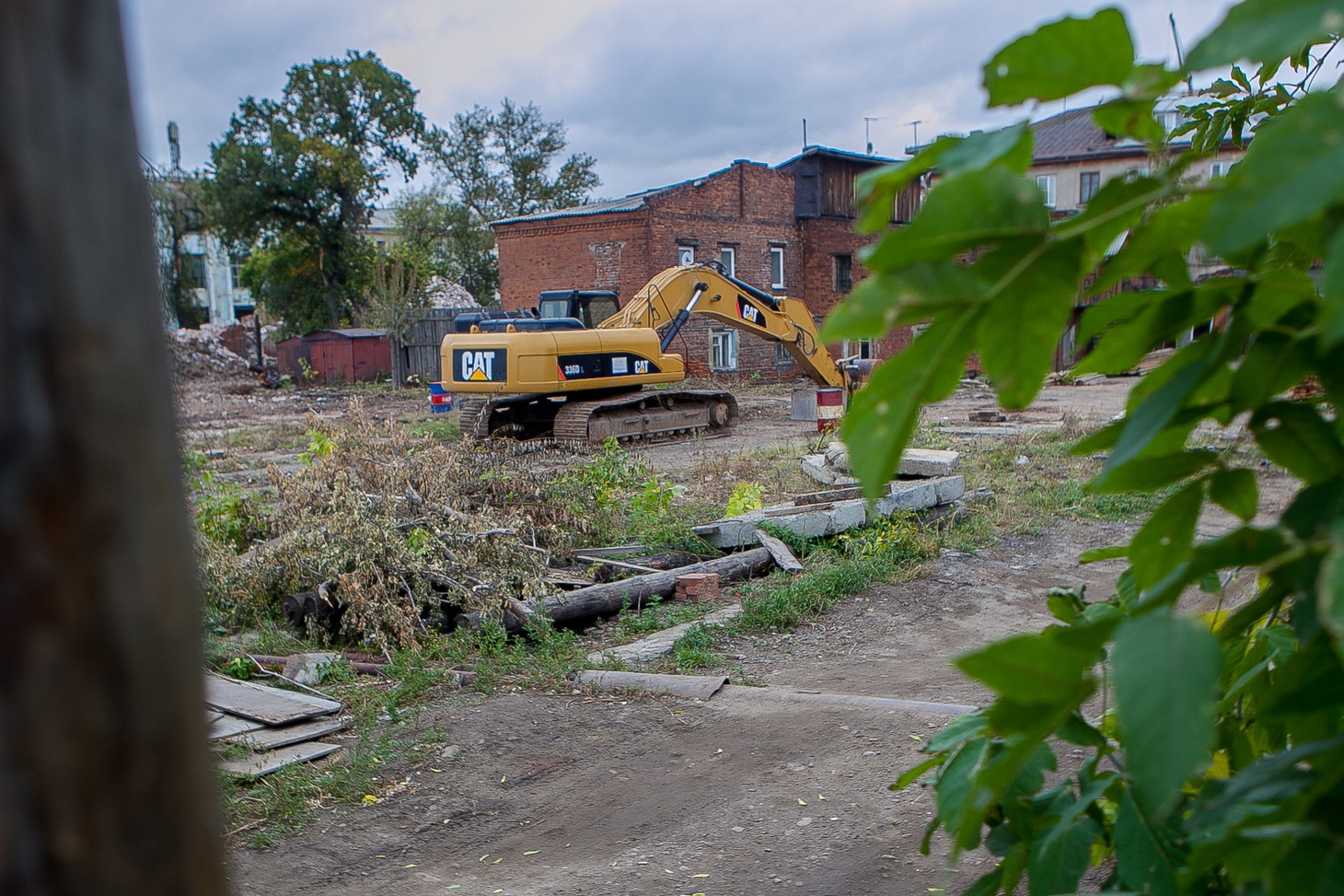 Снос Курбатовских бань, сентябрь 2018 года