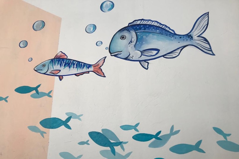 Новые рисунки на стенах