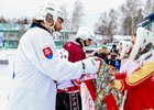 Церемония открытия на стадионе «Рекорд» в Иркутске. Фото пресс-службы чемпионата мира по хоккею с мячом 2020