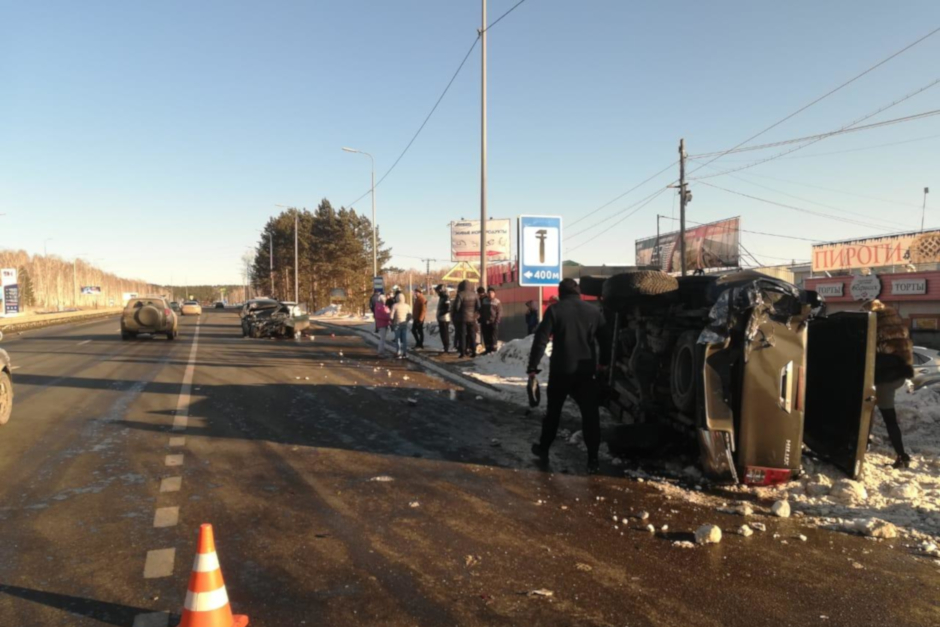 ДТП на 12-м километре Байкальского тракта