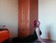 «На самоизоляции появились новые идеи, чем заняться сейчас. Например, состоялся мой первый прямой эфир в „Инстаграме“, провела первое онлайн занятие по йоге». Фото Натальи И.