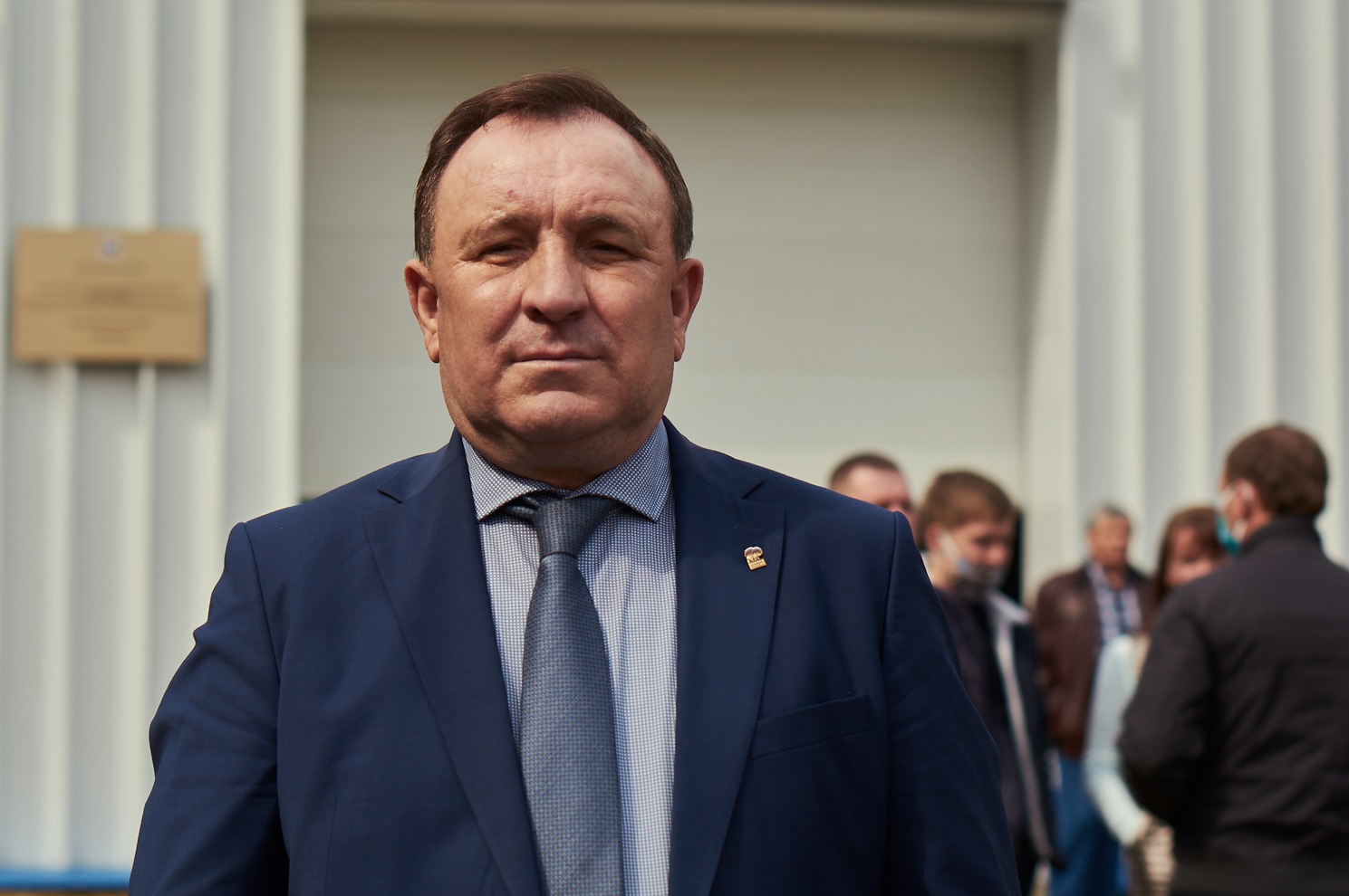 На открытии депо присутствовал мэр Иркутского района Леонид Фролов
