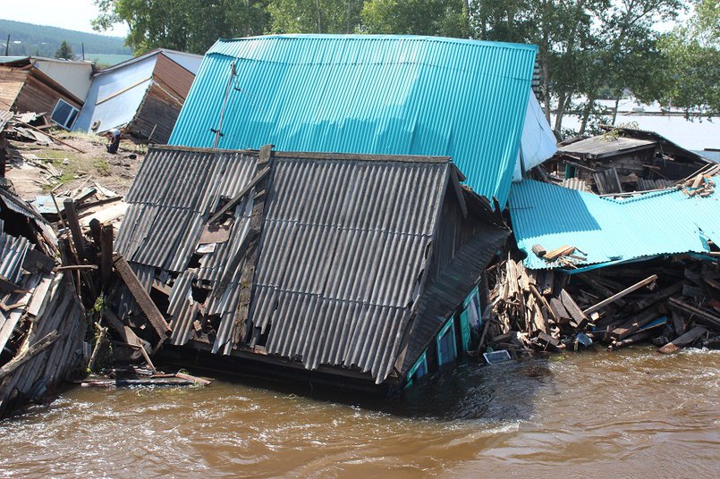 Наводнение в Тулуне, лето 2019 года. Фото из архива