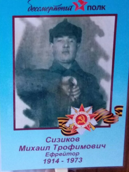 Сизиков Михаил Трофимович. 1914-1973. Ефрейтор.