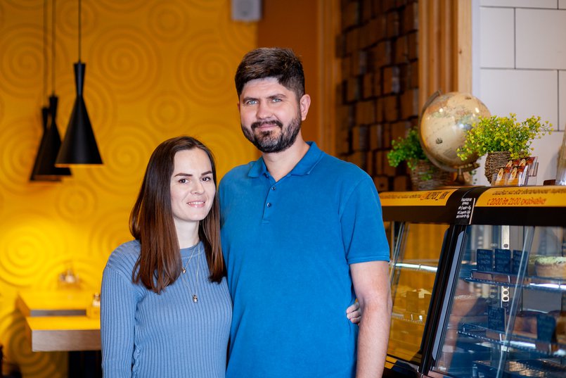 Оксана и Дмитрий Свирко открыли первое кафе в 2015 году