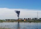 Пожар в Иркутске. Фото из группы «ДТП 38RUS»