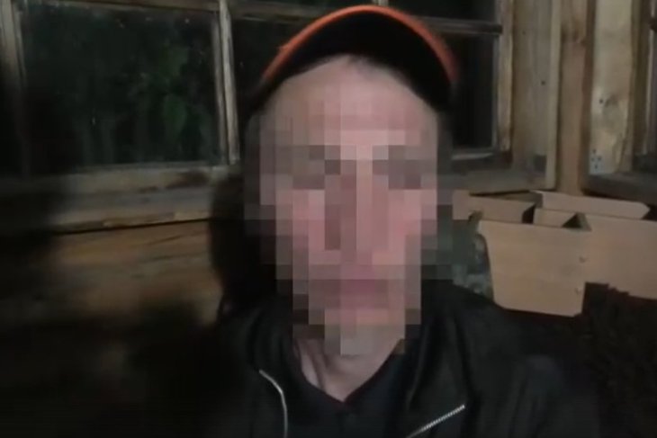 Подозреваемый. Изображение с видео пресс-службы ГУ МВД России по Иркутской области