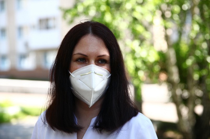 Оксана Савинова работает в госпитале уже третью неделю