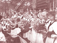 Выпуск 1959. Иркутск, школа №36. Фото Виктора Медведева