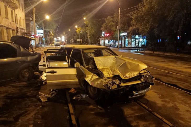 ДТП в Иркутске на Степана Разина