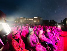 2017 год: концерту не помешал даже дождь.