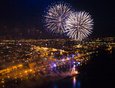 Фейерверк на День города в 2015 году. Фото предоставил Алексей, aero-cam.ru.