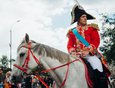 2015 год: иркутский шоумен Денис Гук в образе Наполеона.
