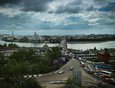Вид на Глазковский мост летом 2017 года. Автор фото — Регина Ступурайте