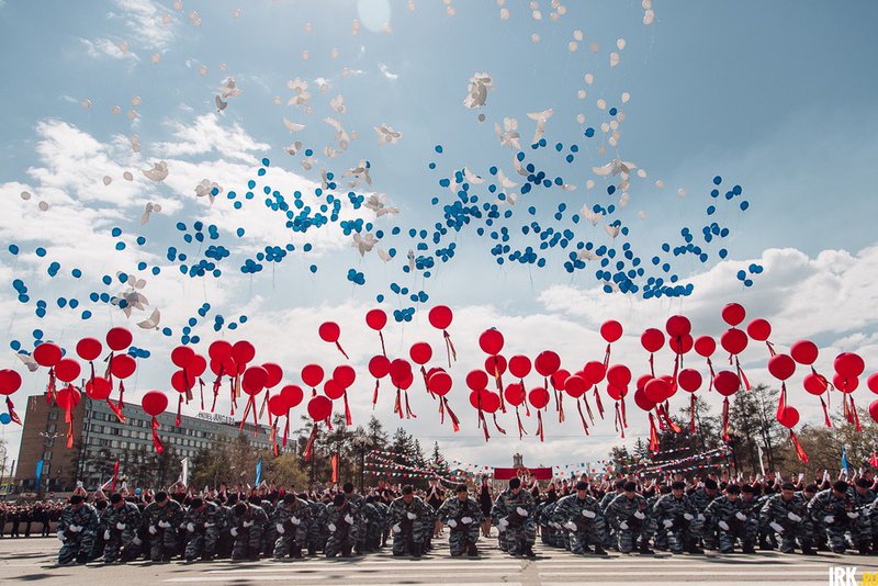 Фото парад 9 мая иркутск