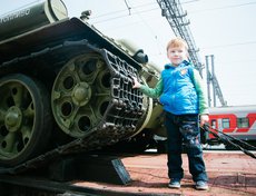 2017 год: 30 апреля на иркутском железнодорожном вокзале торжественно проводили агитпоезд «Армия Победы».