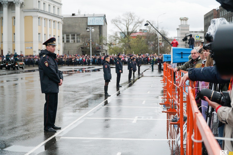 В 2019 году на День Победы было дождливо.